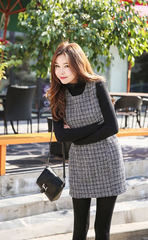 Váy liền thu đông phong cách Hàn mới nhất 2015 cho nữ công sở