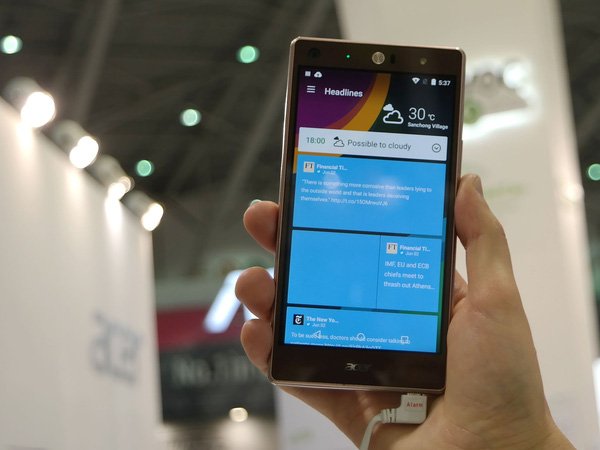 Smartphone ba SIM pin trâu của Acer sắp được lên kệ