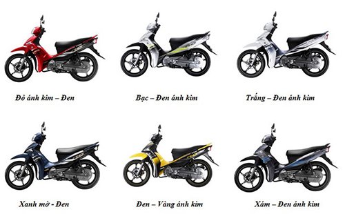 Bộ ba Yamaha Exciter, Jupiter và Sirius 2016 có màu mới tại Việt Nam