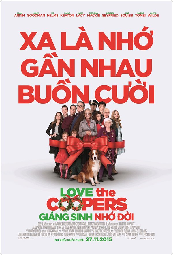 ‘Love the Coopers’: Khi Giáng sinh mang màu nỗi buồn