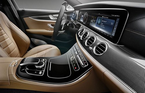 Mercedes-Benz E-Class 2017 lộ nội thất tràn ngập công nghệ