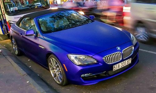 BMW 6-series của thiếu gia Phan Thành đổi màu sơn