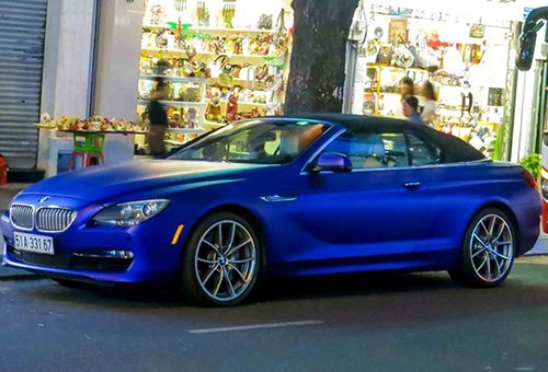 BMW 6-series của thiếu gia Phan Thành đổi màu sơn