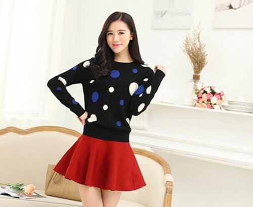 Mix đồ trẻ trung, sành điệu với áo len cổ tròn ấm áp