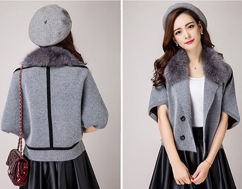 Áo khoác dạ phong cách Hàn sành điệu cho nàng công sở