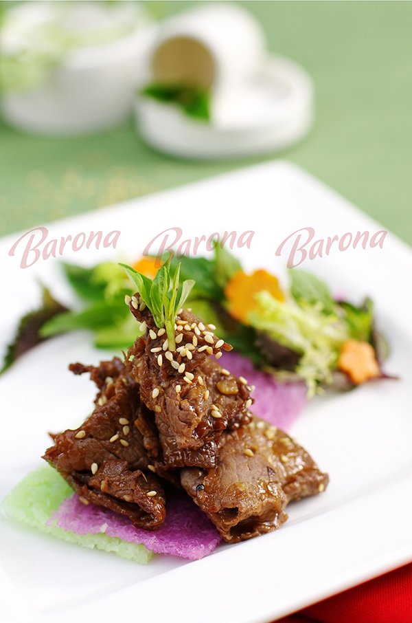 Bò nướng ngũ vị