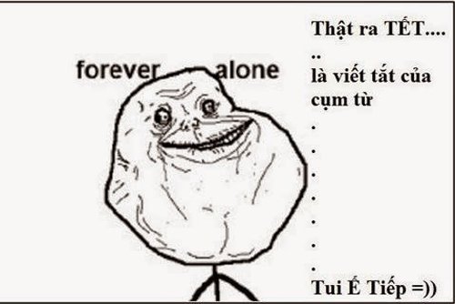 Ảnh chế vui về Tết của các FA