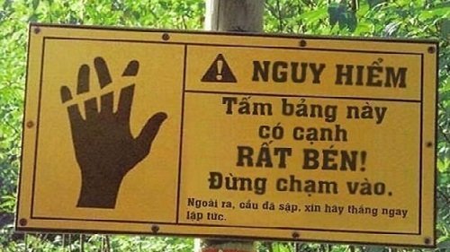 Những bảng chú ý 'độc đáo' nhất Việt Nam