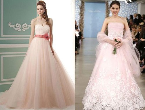 Chọn váy cưới sắc màu nổi bật cho cô dâu cá tính