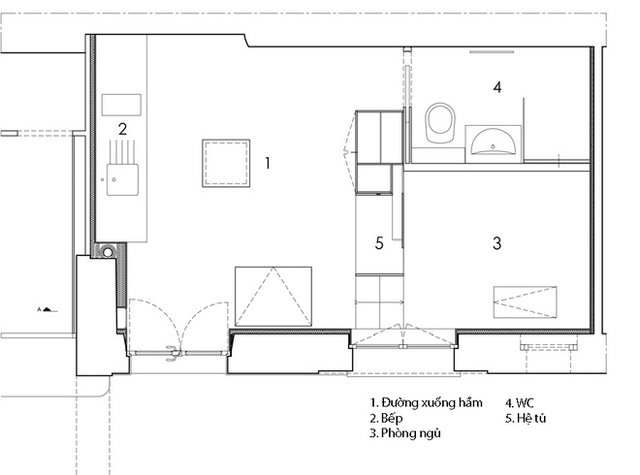 Thiết kế gọn đẹp cho căn hộ 24m2