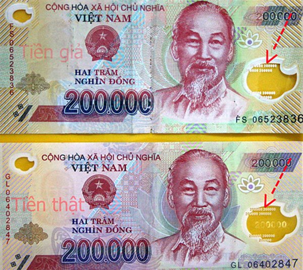 Cách nhận biết tiền 500 ngàn giả