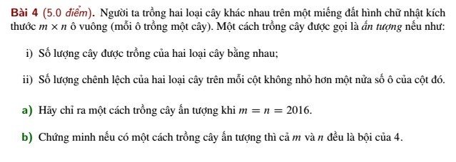 Bài toán bất ngờ của kỳ thi học sinh giỏi quốc gia 2016