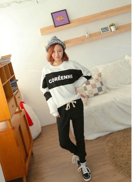 Quần nỉ siêu ấm áp cho bạn gái trong ngày mưa lạnh