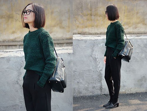 Xuân về mặc đẹp với trang phục màu xanh lá không hề khó!