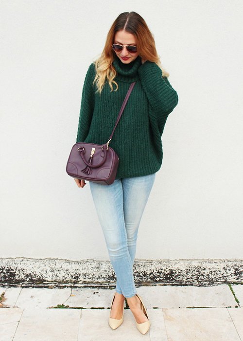 Xuân về mặc đẹp với trang phục màu xanh lá không hề khó!