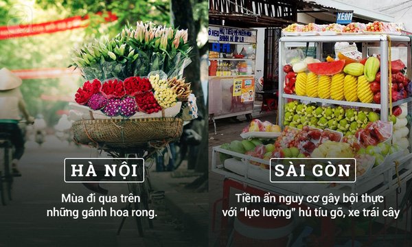 10 điều thú vị khiến người ta “ghét lên ghét xuống” Hà Nội và Sài Gòn