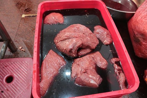 Tất cả mẫu thịt heo nái giả thịt bò đều nhiễm vi sinh