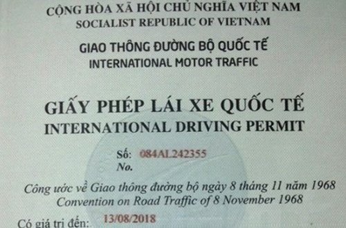 Tp. Hồ Chí Minh cấp giấy phép lái xe quốc tế từ ngày mai 25/2/2016
