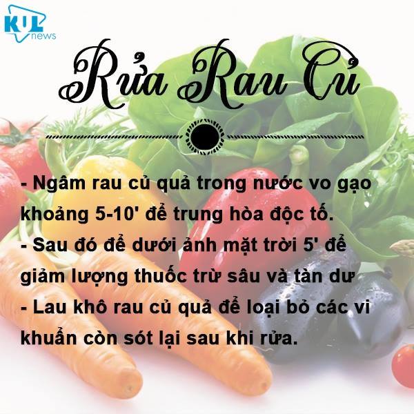 Mẹo rửa trái cây sạch hết độc