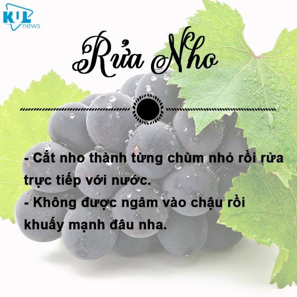 Mẹo rửa trái cây sạch hết độc