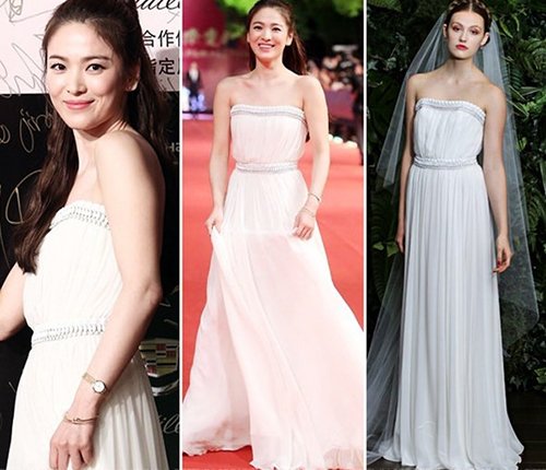 Gu thời trang giấu chiều cao khiêm tốn của Song Hye Kyo