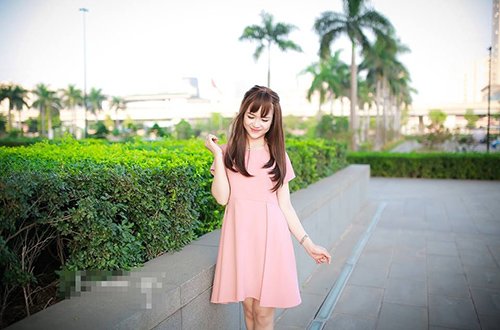 Xinh như girl Hàn với đầm suông duyên dáng 2016