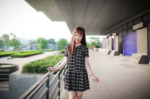 Xinh như girl Hàn với đầm suông duyên dáng 2016