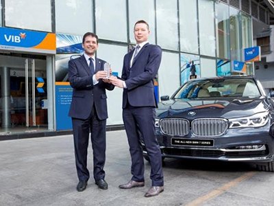 VIB cung cấp dịch vụ tài chính trọn gói cho khách hàng BMW