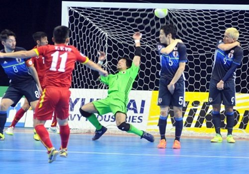 Tuyển Futsal Việt Nam đối đầu Nhật Bản chuẩn bị cho World Cup