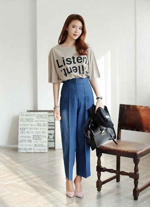 Gợi ý những cách mix đồ đẹp nhất cho cô nàng vai rộng