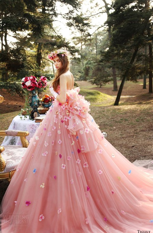 Váy cưới lộng lẫy biến cô dâu thành công chúa