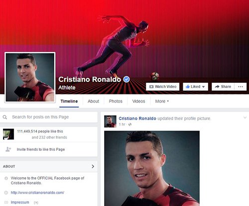 Ronaldo lập tài khoản Sina Weibo để "nịnh" fan Trung Quốc