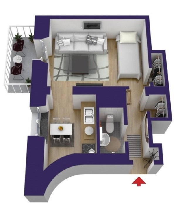 Thích thú với căn hộ 31m2 ngập tràn thiên nhiên trong từng góc nhỏ