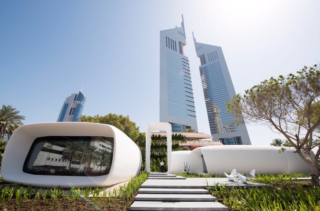 Máy in 3D in ra cả tòa nhà "xịn" ở Dubai