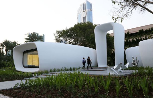 Máy in 3D in ra cả tòa nhà "xịn" ở Dubai