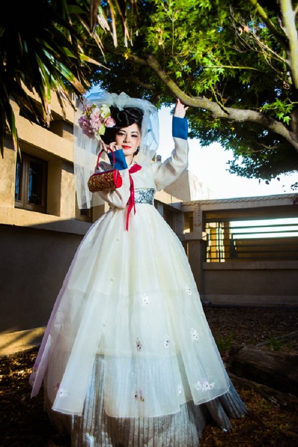 Váy cưới Hanbok - nét đẹp của thời trang Hàn Quốc