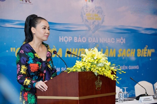 Thu Minh làm đại sứ bảo vệ biển