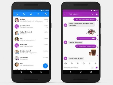 Facebook tích hợp SMS vào Messenger trên Android