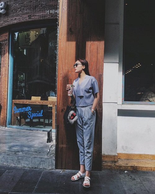 Hoa hậu Kỳ Duyên diện đồ sành điệu đi du lịch