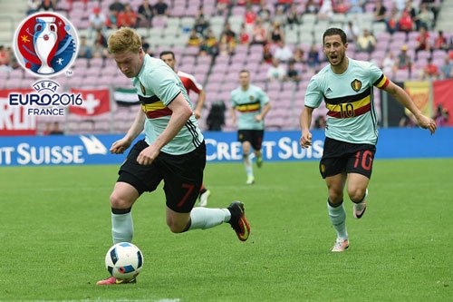 Eden Hazard, De Bruyne đi vào lịch sử bóng đá Bỉ
