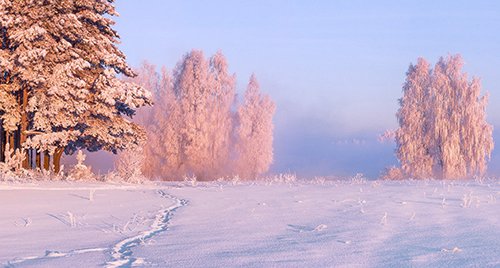 Cảnh tượng mùa đông đẹp như mơ ở Belarus