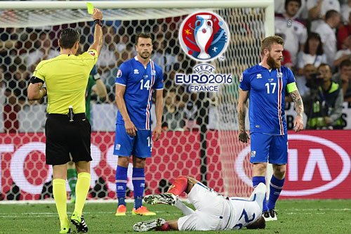 Top 10 đội tuyển nhận nhiều thẻ phạt nhất EURO 2016