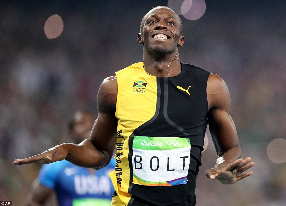 “Tia chớp” Usain Bolt giành HCV 100m lần 3 liên tiếp