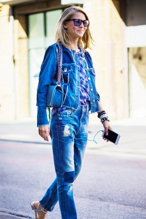 Thu rồi, lại đến mùa diện áo khoác jeans