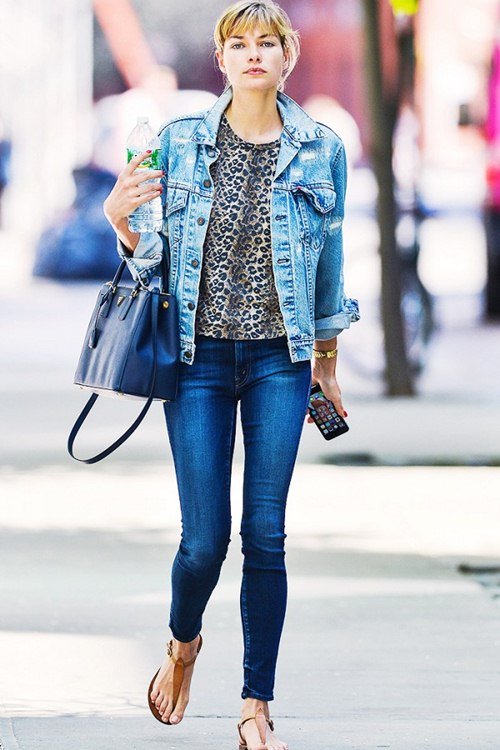 Thu rồi, lại đến mùa diện áo khoác jeans