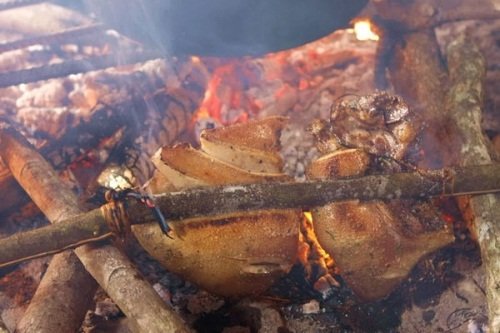 Nhộng ong rừng, thịt lợn đen nướng nhất định phải thử ở Mù Cang Chải