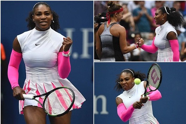Serena Williams qua mặt Federer, thiết lập kỷ lục mới tại Grand Slam