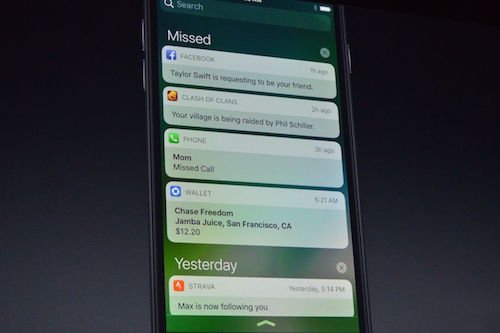 iOS 10 chính thức trình làng cho iPhone 5 trở lên