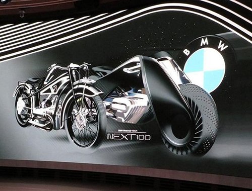 Cận cảnh xe tự cân bằng BMW Motorrad Vision Next 100