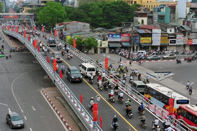 Hà Nội: Xây cầu vượt nút giao thông đường An Dương - Thanh Niên